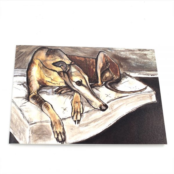Greyhound artwork by Elle J. Wilson