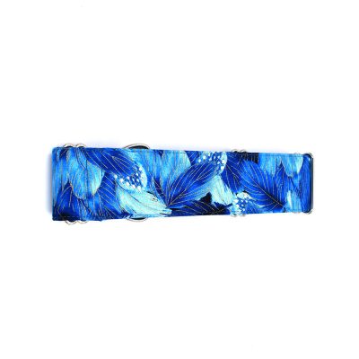 Collar – Blue Leaves (5cm)