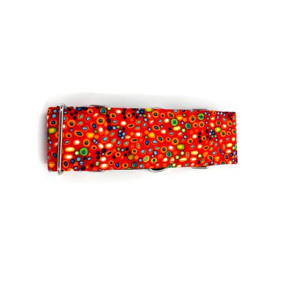 Collar – Colourful droplets (3.8cm/1.5inches)