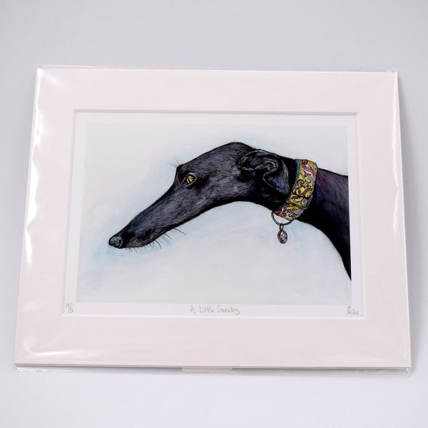 Ellie J Wilson Greyhound art print