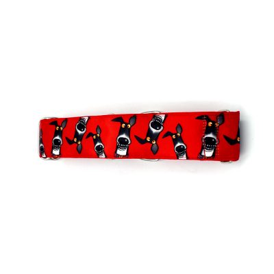 Collar – Richard Skipworth – “TEEFS” – red (3.8cm)