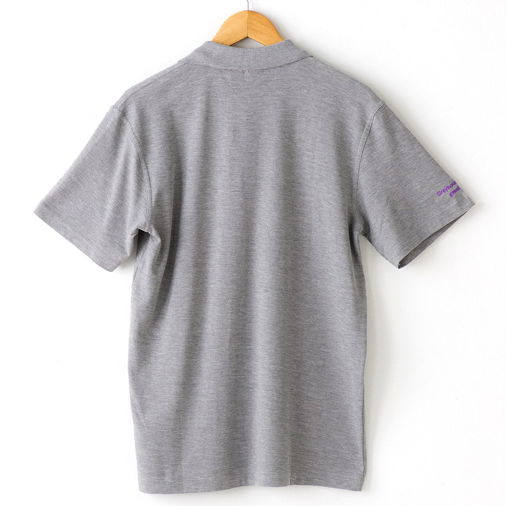 Men's Friends of the Hound polo shirt in Light Grey
