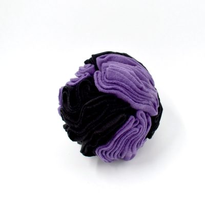 Snuffle Ball / Enrichment Toy – Purple & Grey