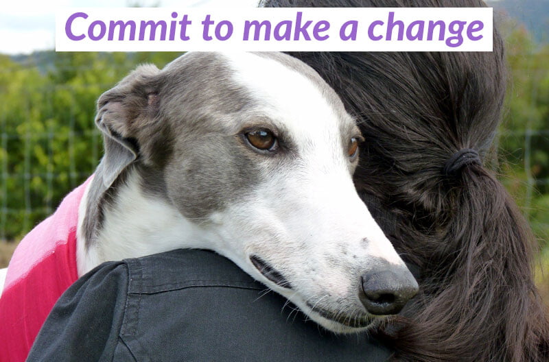 Commit to make a change
