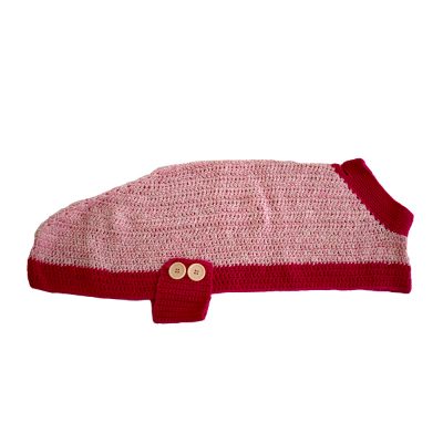 Coat – “Ella’s Crocheted Coats” * extra small (pink)