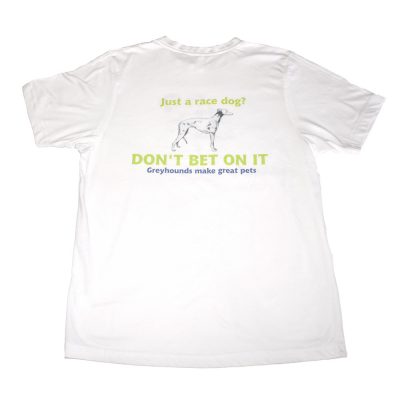 Ladies “Dont’ Bet On It” Tshirt  – white
