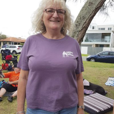 Women’s ‘Rescue Adopt Love’ T-shirt in Mauve